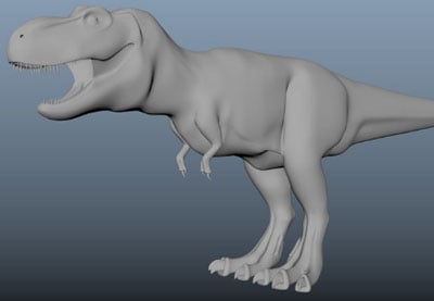Creating a Jurassic World Dinosaur Character in Maya: Part 5
