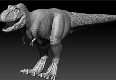 Creating a Jurassic World Dinosaur Character in Maya: Part 7