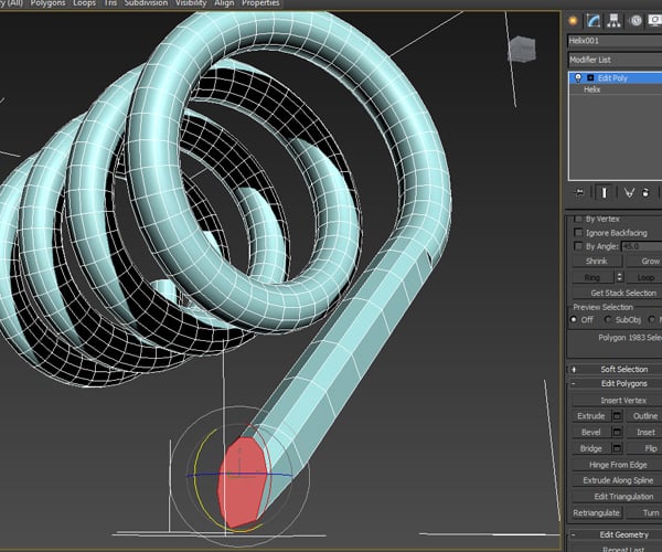 Rotating the Extruded Face