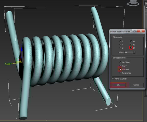 Opening the Mirror Settings Box