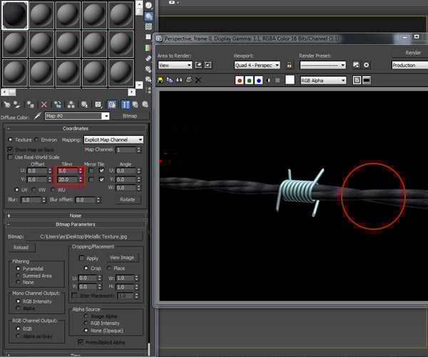 Increasing the Tiling Values