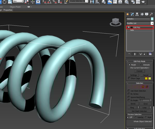 Applying the Edit Poly Modifier