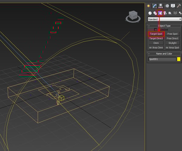 Applying a Traget Spot Light