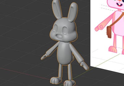Creating a Rabbit in Blender: Part 4