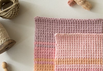 How to Tunisian Crochet Wash Cloths