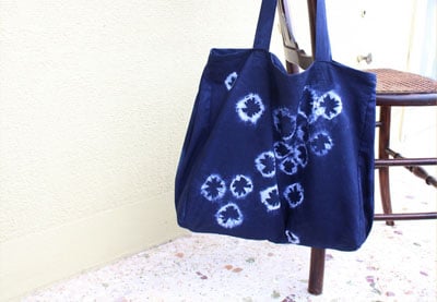 How to Make a Shibori Tote Bag