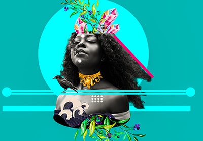 Cómo crear un collage floral 3D en Adobe Photoshop y Lightroom