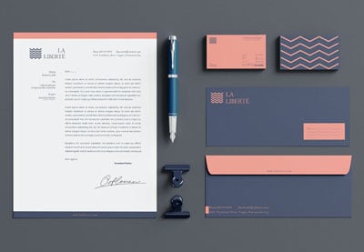 Die 25 besten kostenlosen eleganten Business Vorlagen für Büro - Druckbare Office-Sets 2020