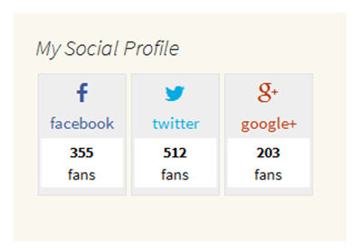 Building a Social Profile Widget: Get Your Follower Count