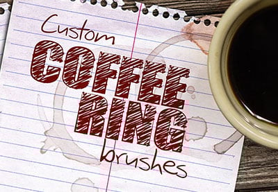 Crear pinceles de anillo de café personalizados en Adobe Photoshop