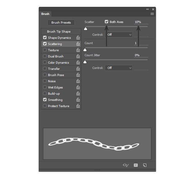 Set the scattering options