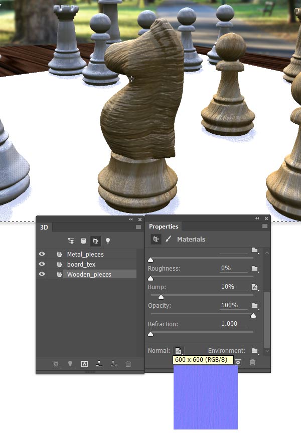 Load the Normal Map for the wood pieces
