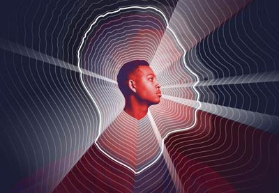 Cómo crear un efecto de túnel alucinante con una cabeza en Adobe Photoshop