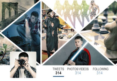 How to Create a Multi-Image Twitter Header Image With Adobe Photoshop