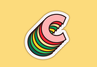 C in Different Fonts, Styles, and Text Effects