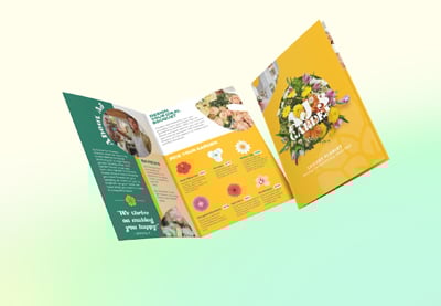 How to Create a Flower Brochure Design
