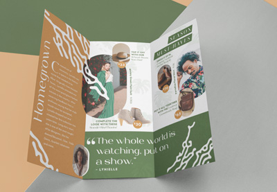 How to Create a Tri-Fold Fashion Brochure