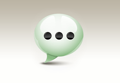 QuickTip: How to Create a Glossy Speech Bubble Icon