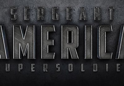 Quick Tip: Create a Cinematic “Sergeant America” Text Effect in Photoshop