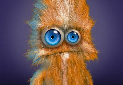 Wie kann man einen pelzigen Zeichentrickfilm-Charakter in Photoshop malen