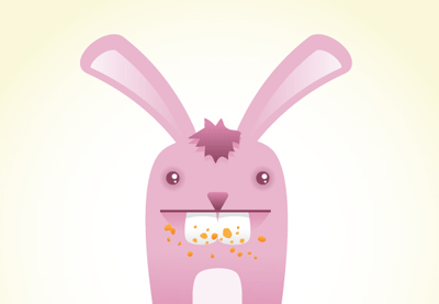 Como crear un lindo conejito vectorial