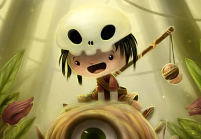 Erstellung einer Illustration für die Sammlung von Fantasy-Geschichten