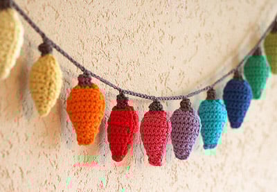 How to Crochet Christmas Light Decorations