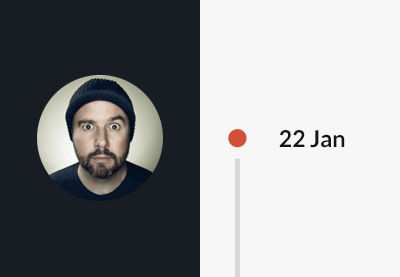 <h1>Desain Timeline Halaman Portofolio Luwes Menggunakan Photoshop</h1>