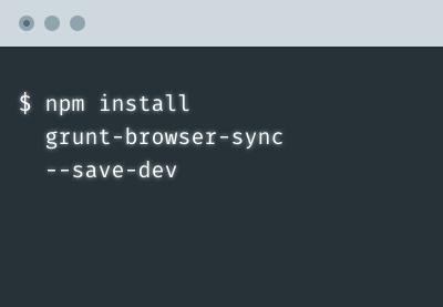 The Command Line for Web Design: Live Reload & BrowserSync