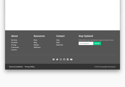 Cómo crear un pie de página pegajoso, multinivel y responsivo con Flexbox