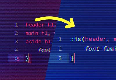 Super Short CSS Selectors With :is() and :where()