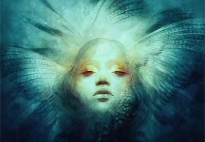 Illustrate a Dramatic, Feather-Infused Portrait in Adobe Photoshop