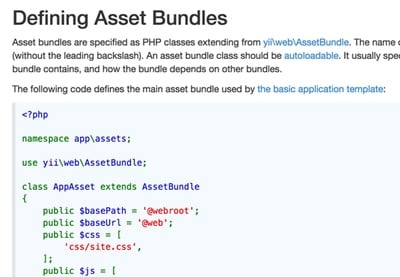 How to Program With Yii2: Working With Asset Bundles
