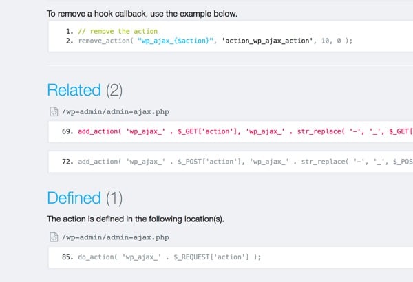 Hookr WordPress Plugin - Related Callbacks to Functions