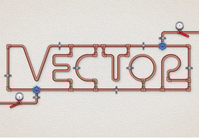 Create a Copper Pipe Text Effect in Adobe Illustrator