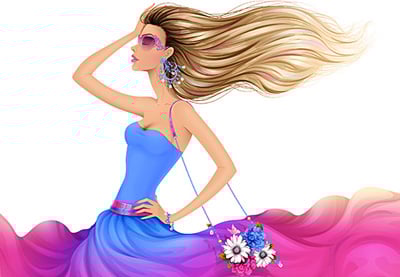 How to Create a Colorful Fashion Illustration in Adobe Illustrator - Part 3