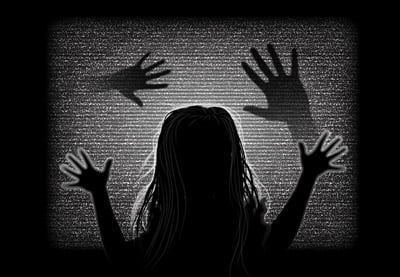 Cómo crear en Adobe Illustrator una escena de la película "Juegos diabólicos" que presenta una silueta ante un televisor