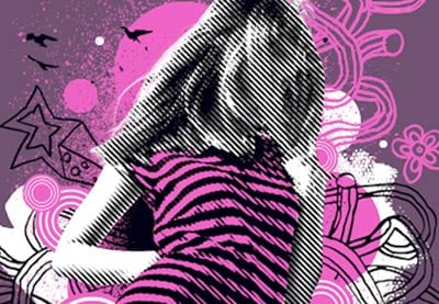 Create a Three-Color Illustration for Screen Printing