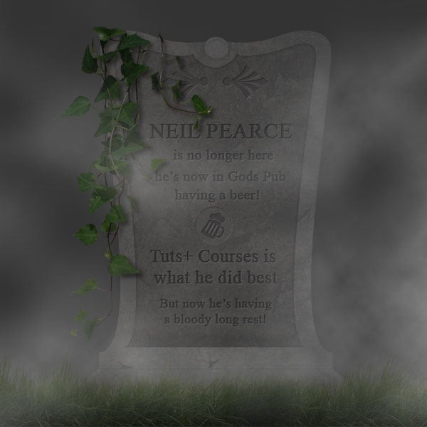 Neil Pearce Gravestone