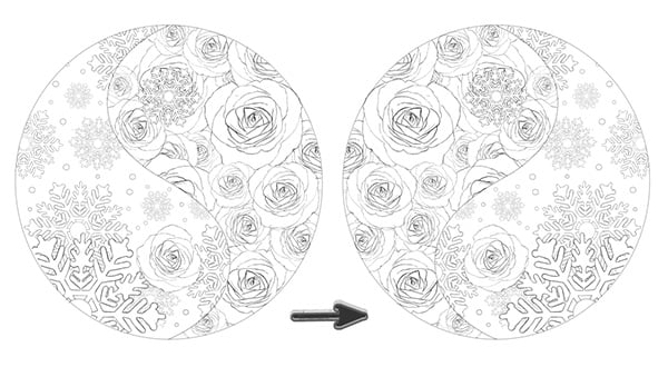 Flip the Yin Yang Sketch