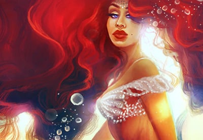 Cómo crear una imagen inspirada en la Sirenita Ariel en Adobe Photoshop
