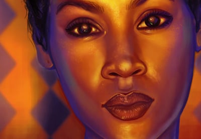 How to Paint a Bold, Glowing, Colorful Portrait in Adobe Photoshop