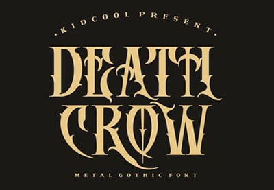 25+ Font Gothic Gratis Terbaik untuk Seni Desain Lettering Fantasi