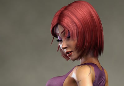 Game Character Creation Series: Kila Chapter 9 - Hair Rigging