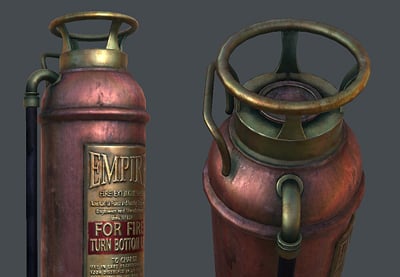 Create a Game-Ready Fire Extinguisher With 3D Studio Max: Part 4