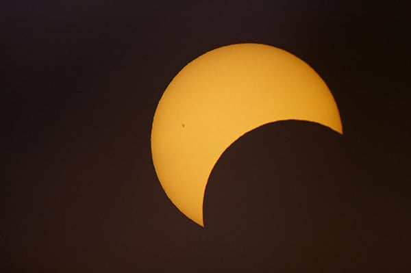 Partial solar eclipse