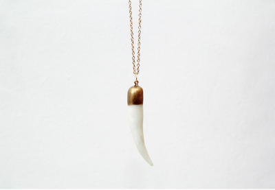 How to Make a Stunning Faux Horn Pendant