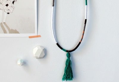 Create Your Own Gorgeous Hand-Wrapped Tassel Necklace