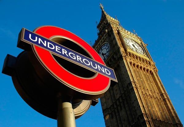 underground and big ben