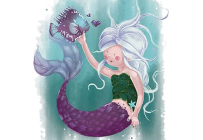 Cómo crear y aplicar un pincel con escamas de pez en Adobe Photoshop